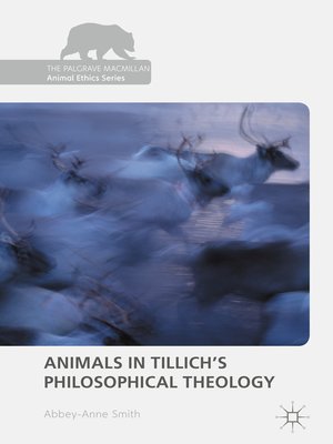 cover image of Animals in Tillich's Philosophical Theology